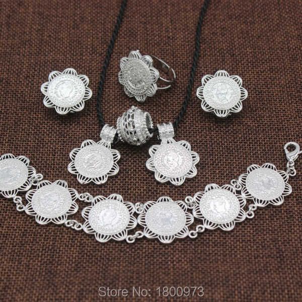 coin set pendant/necklace/earrings/ring/braelet silver plated arabic/african/ethiopian/kenya/eritrea jewelry h1022
coin set pendant/necklace/earrings/ring/braelet silver plated arabic/african/ethiopian/kenya/eritrea jewelry h1022