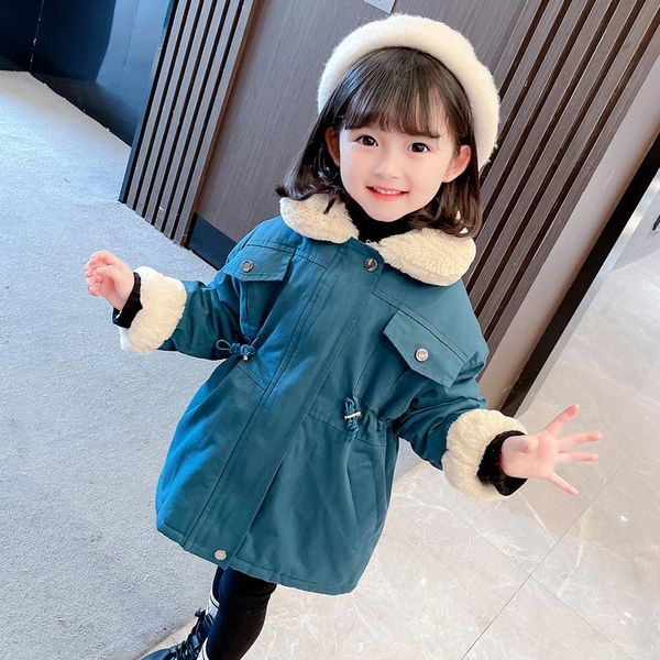 jackets 2021 autumn winter girls coats tooling style children outdoor thicken kids outerwear student clothing warm plush, Blue;gray
jackets 2021 autumn winter girls coats tooling style children outdoor thicken kids outerwear student clothing warm plush, Blue;gray