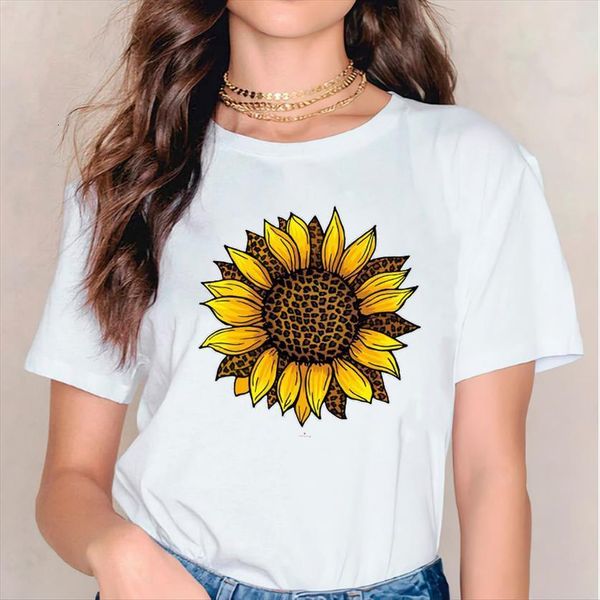 print leopard flower summer autumn women t shirts short sleeve graphic female tee, White
print leopard flower summer autumn women t shirts short sleeve graphic female tee, White