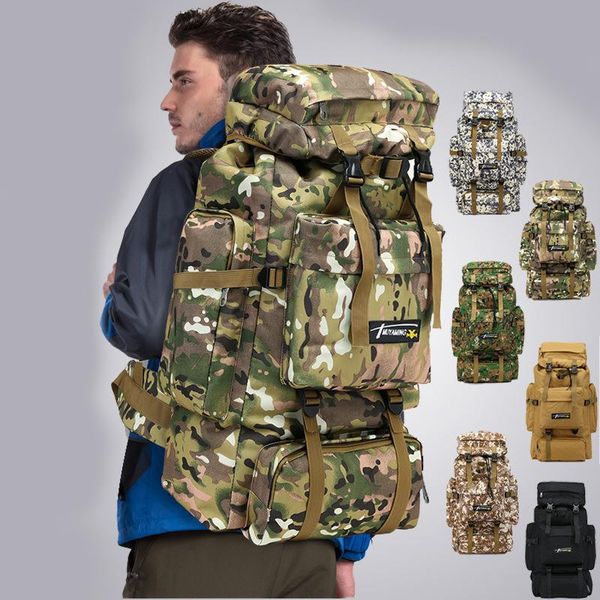 outdoor 70l hiking mountaineering backpack water resistant army large camping bag molle camouflage field breathable rucksack men bags
outdoor 70l hiking mountaineering backpack water resistant army large camping bag molle camouflage field breathable rucksack men bags