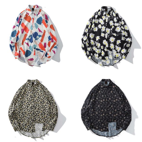 men's casual shirts shirtbeautiful foreign small floral loose long sleeve shirt korean version oversize thin style 60rc, White;black
men's casual shirts shirtbeautiful foreign small floral loose long sleeve shirt korean version oversize thin style 60rc, White;black