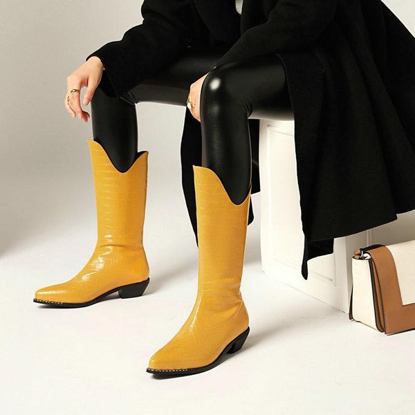 boots women's mid-tube thick-soled fashion u-shaped overshoes autumn winter color matching knight, Black
boots women's mid-tube thick-soled fashion u-shaped overshoes autumn winter color matching knight, Black