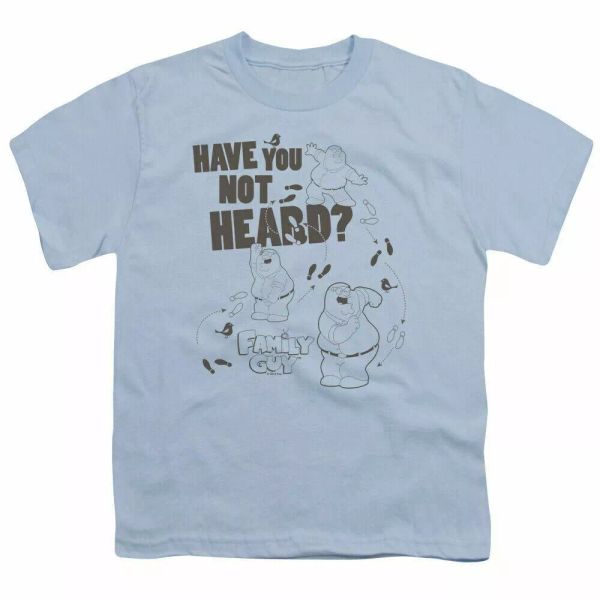 family guy not heart kids youth t shirt licensed peter cartoon tee light blue, White;black
family guy not heart kids youth t shirt licensed peter cartoon tee light blue, White;black