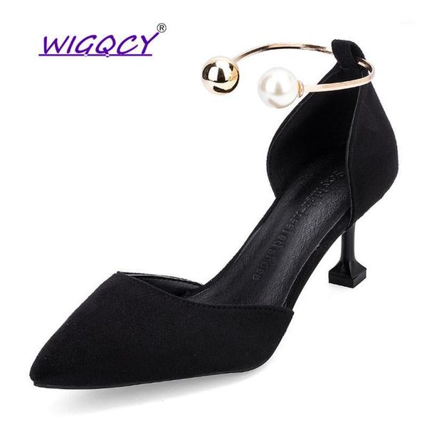 high heels pearl pumps women shoes 2021 autumn summer fashion wild pointed hollow sandals slip-on thin dress1, Black
high heels pearl pumps women shoes 2021 autumn summer fashion wild pointed hollow sandals slip-on thin dress1, Black