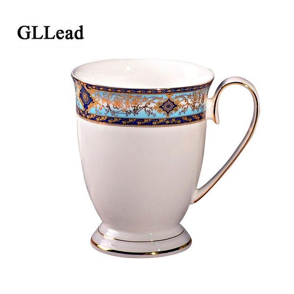 mugs gllead european bon china porcelain coffee mug 280ml tea cup gold-plated fashion ceramic milk drinkware
mugs gllead european bon china porcelain coffee mug 280ml tea cup gold-plated fashion ceramic milk drinkware