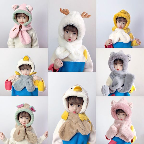 children's winter scarf hats one body fuzzy hat cute cartoon ear cap baby scarfs, Blue;gray
children's winter scarf hats one body fuzzy hat cute cartoon ear cap baby scarfs, Blue;gray