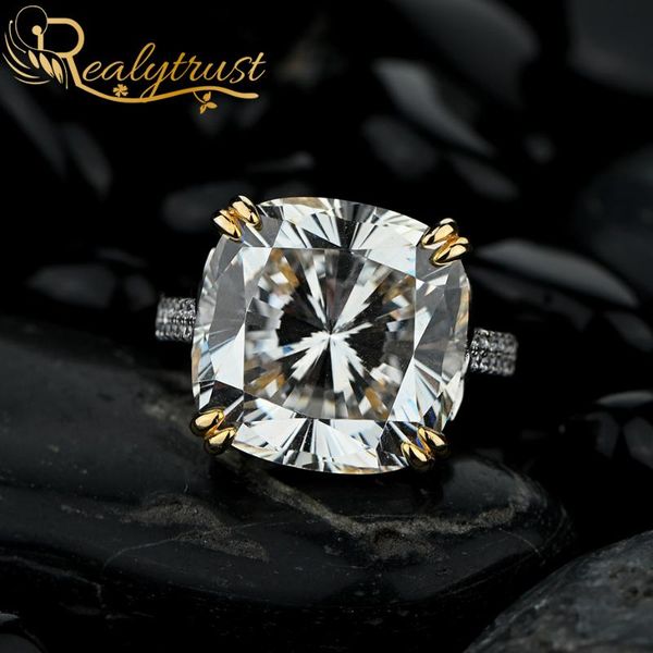 cluster rings realytrust solid 925 sterling silver 20.8ct high carbon diamond ring for women luxury cushion cut gemstone wedding party, Golden;silver
cluster rings realytrust solid 925 sterling silver 20.8ct high carbon diamond ring for women luxury cushion cut gemstone wedding party, Golden;silver