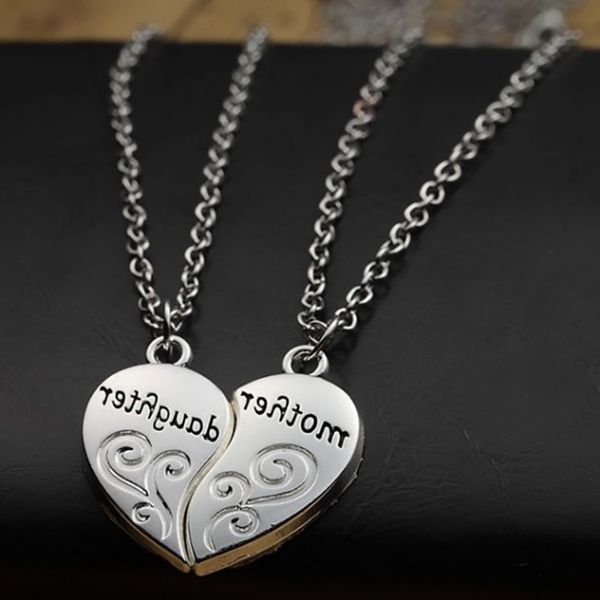 2021 new 2pcs/set mother daughter love heart necklace for women o-chain female jewelry trendy mother's day party gifts, Silver
2021 new 2pcs/set mother daughter love heart necklace for women o-chain female jewelry trendy mother's day party gifts, Silver