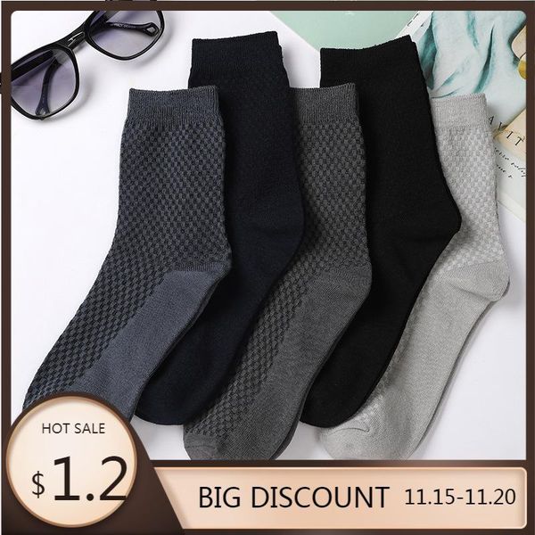 men's socks 1 pair men breathable bamboo fiber business casual male large compression long, Black
men's socks 1 pair men breathable bamboo fiber business casual male large compression long, Black