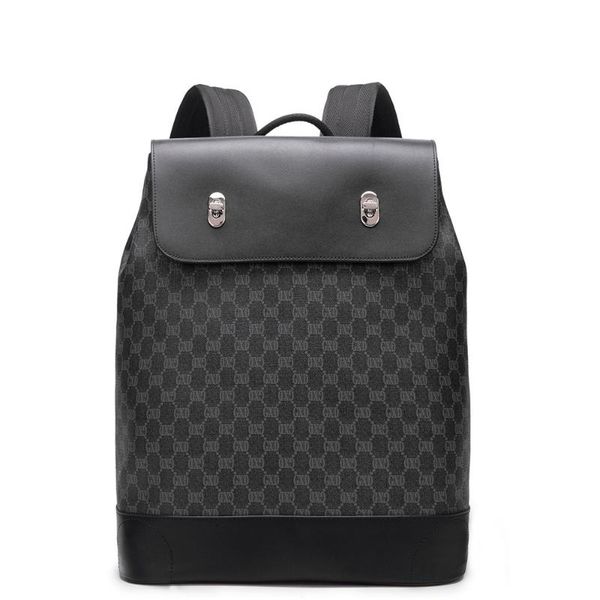 backpack luxury lap21 inch large capacity designer bag for male travel bags leather grid men
backpack luxury lap21 inch large capacity designer bag for male travel bags leather grid men