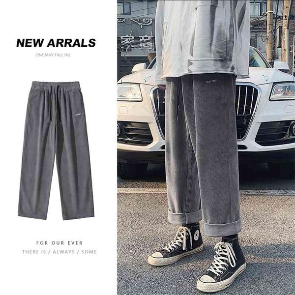 men's pants corduroy mens gray winter thick warm casual streetwear trousers male straight loose wide leg pant osdm, Black
men's pants corduroy mens gray winter thick warm casual streetwear trousers male straight loose wide leg pant osdm, Black