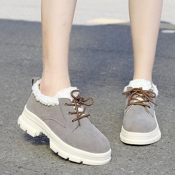 boots tide fashion women warm lambswool insole comfortable solid color lace-up round toe shoes woman flat-bottomed casaul, Black
boots tide fashion women warm lambswool insole comfortable solid color lace-up round toe shoes woman flat-bottomed casaul, Black