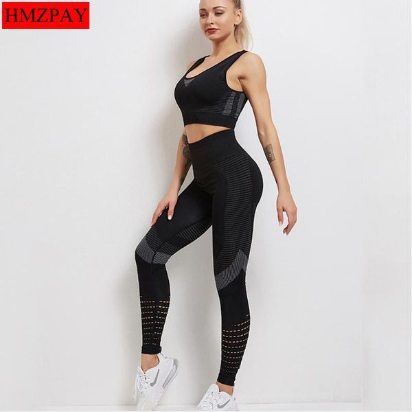 yoga outfit 2 pcs women set sports suits fitness clothing sportswear athletic gym leggings padded push-up strappy bra
yoga outfit 2 pcs women set sports suits fitness clothing sportswear athletic gym leggings padded push-up strappy bra