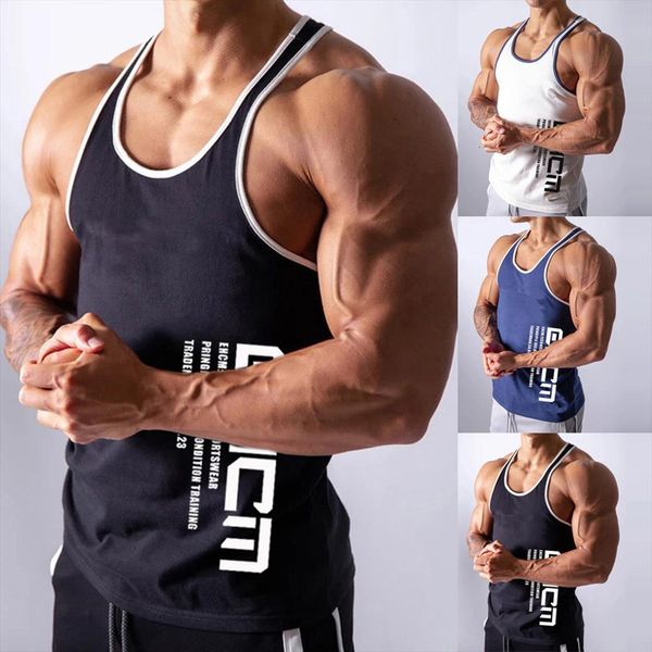 mens letter tank fashion summer style sleeveless undershirts bodybuilding casual cotton man vest g30, White;black
mens letter tank fashion summer style sleeveless undershirts bodybuilding casual cotton man vest g30, White;black