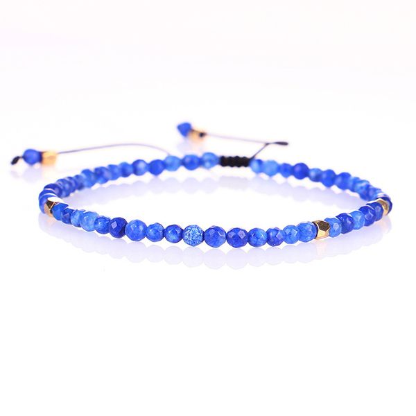 gem semi gemstones 3mm facet beads stone crystal adjustable braided bracelets unisex, Black
gem semi gemstones 3mm facet beads stone crystal adjustable braided bracelets unisex, Black