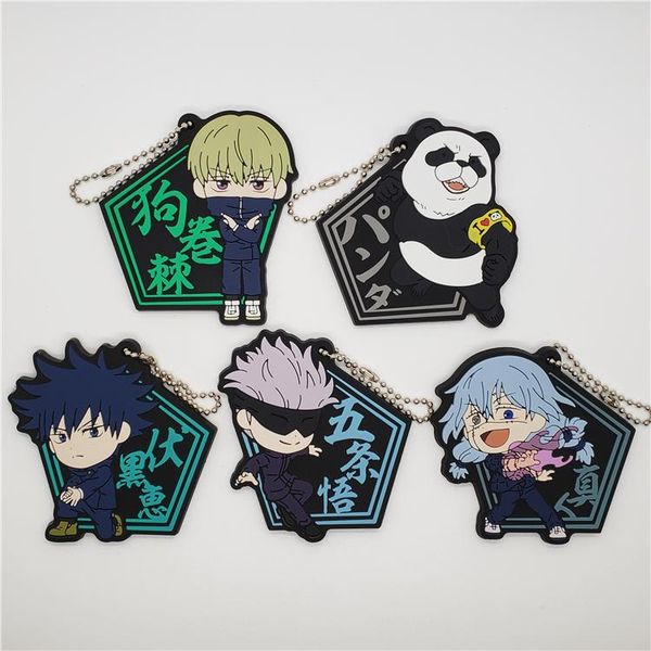 keychains jujutsu kaisen fushiguro megumi gojo satoru toge original japanese anime figure rubber mobile phone charms keychain strap keyrin, Silver
keychains jujutsu kaisen fushiguro megumi gojo satoru toge original japanese anime figure rubber mobile phone charms keychain strap keyrin, Silver