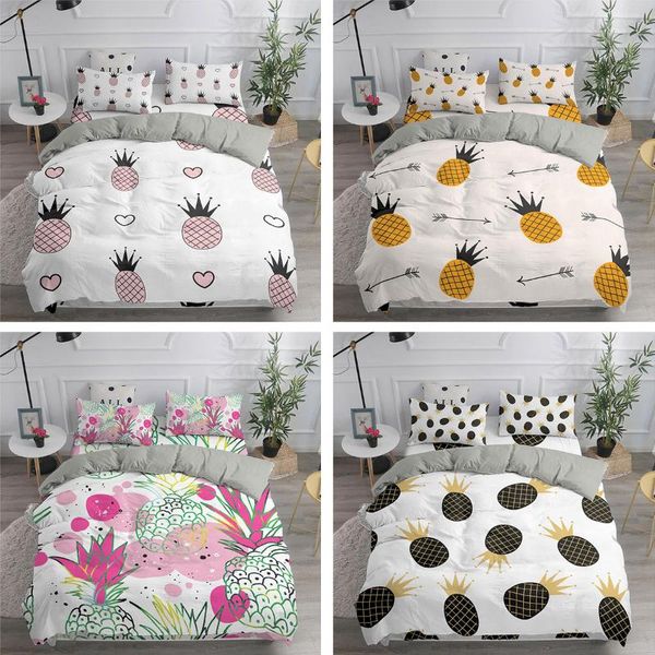 pineapple bedding set 3d print duvet cover 2/3pc simple plant bed and pillowcase home funny quilt sets
pineapple bedding set 3d print duvet cover 2/3pc simple plant bed and pillowcase home funny quilt sets