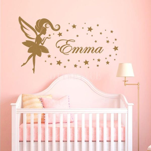 kids room personalized girl name wall sticker fairy star decal removable decor diy for art bedroom y2 stickers
kids room personalized girl name wall sticker fairy star decal removable decor diy for art bedroom y2 stickers