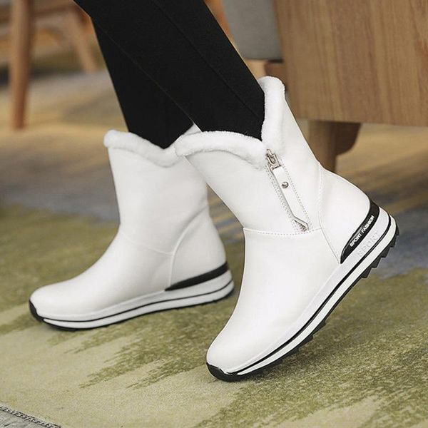 boots big size 42 plush winter shoes woman white with fur autumn women's mid-calf leather snow waterproof high, Black
boots big size 42 plush winter shoes woman white with fur autumn women's mid-calf leather snow waterproof high, Black