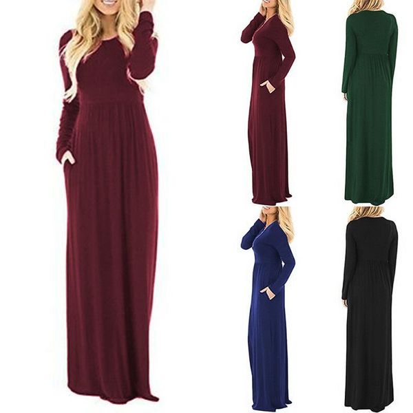 casual dresses 2021 zanzea stretch skinny sundress women autumn long sleeve maxi dress o neck solid vestidos kaftan robe femme, Black;gray
casual dresses 2021 zanzea stretch skinny sundress women autumn long sleeve maxi dress o neck solid vestidos kaftan robe femme, Black;gray