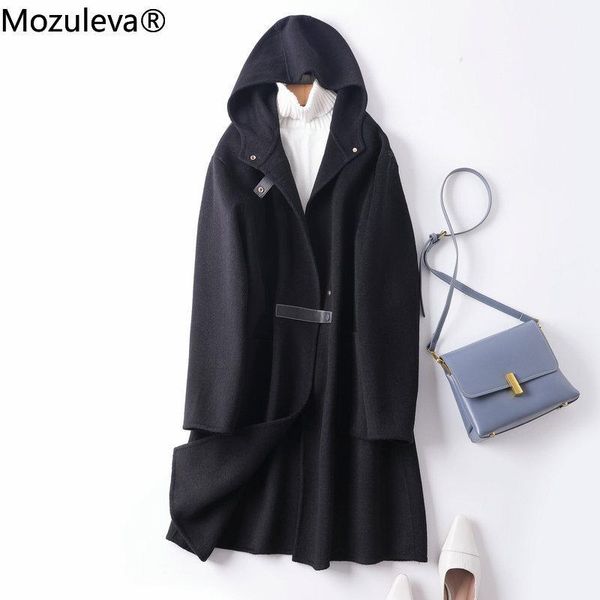 women's wool & blends mozuleva double sides cashmere coat female autumn winter japanese style loose long woolen coats outwear trench, Black
women's wool & blends mozuleva double sides cashmere coat female autumn winter japanese style loose long woolen coats outwear trench, Black