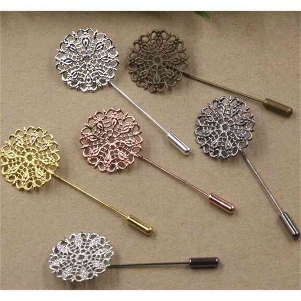 30pcs safty long pins with 25mm filigree stamping base pad for lapel pin brooch diy, Gray
30pcs safty long pins with 25mm filigree stamping base pad for lapel pin brooch diy, Gray