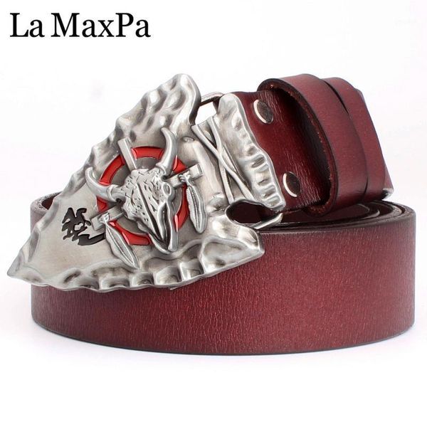 belts cool cowboy belt men genuine leather west style triangle metal buckle cow head skull cowhide women waistband1, Black;brown
belts cool cowboy belt men genuine leather west style triangle metal buckle cow head skull cowhide women waistband1, Black;brown