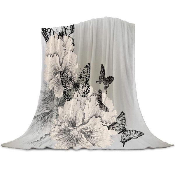blankets black and white butterfly flower art soft blanket for bed sofa cover summer large travel throw bedspread carpet
blankets black and white butterfly flower art soft blanket for bed sofa cover summer large travel throw bedspread carpet