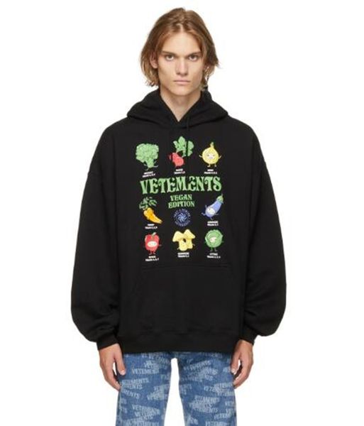 vetements new york street style fruits and vegetables cartoon pattern hoodie winter vetements high street leisure hooded, Black
vetements new york street style fruits and vegetables cartoon pattern hoodie winter vetements high street leisure hooded, Black