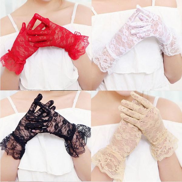 sports gloves spring summer elegant breathable women lace vintage elastic sun protection hollow-out sexy, Black
sports gloves spring summer elegant breathable women lace vintage elastic sun protection hollow-out sexy, Black