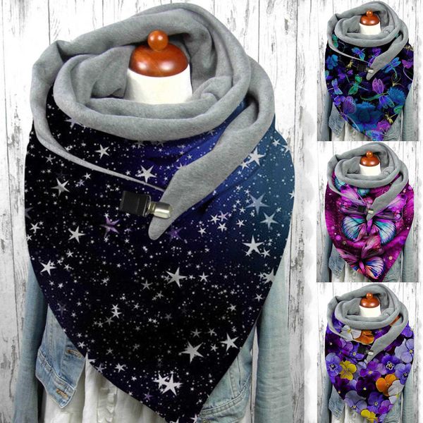 women winter warm scarf butterfly printing fashion multi-purpose shawl neckerchief cachecol @40, Blue;gray
women winter warm scarf butterfly printing fashion multi-purpose shawl neckerchief cachecol @40, Blue;gray