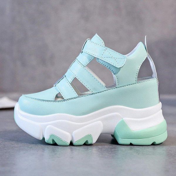 women chunky sandals summer platform casual shoes woman designers leather hook loop korean fashion wedge sandal ladies 8cm, Black
women chunky sandals summer platform casual shoes woman designers leather hook loop korean fashion wedge sandal ladies 8cm, Black