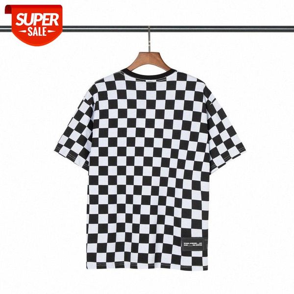 quality chest small logo printing black and white plaid loose casual men women with short sleeves #gz8p, White;black
quality chest small logo printing black and white plaid loose casual men women with short sleeves #gz8p, White;black