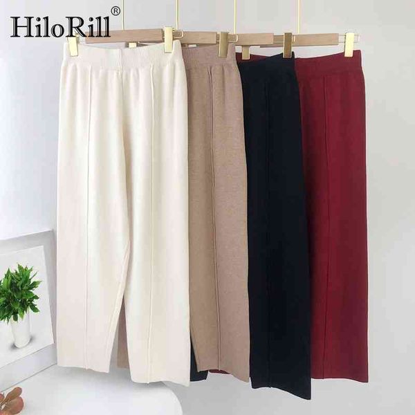 loose solid knitted pants women elastic waist casual lady pleated leisure home wear long trousers female pantalon 210508, Black;white
loose solid knitted pants women elastic waist casual lady pleated leisure home wear long trousers female pantalon 210508, Black;white