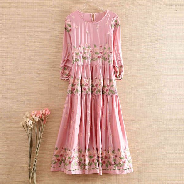 dress the autumn women ethnic style retro elegant embroidery slim o-neck 3/4 sleeve lady loose party dress s-xl, Black;gray
dress the autumn women ethnic style retro elegant embroidery slim o-neck 3/4 sleeve lady loose party dress s-xl, Black;gray