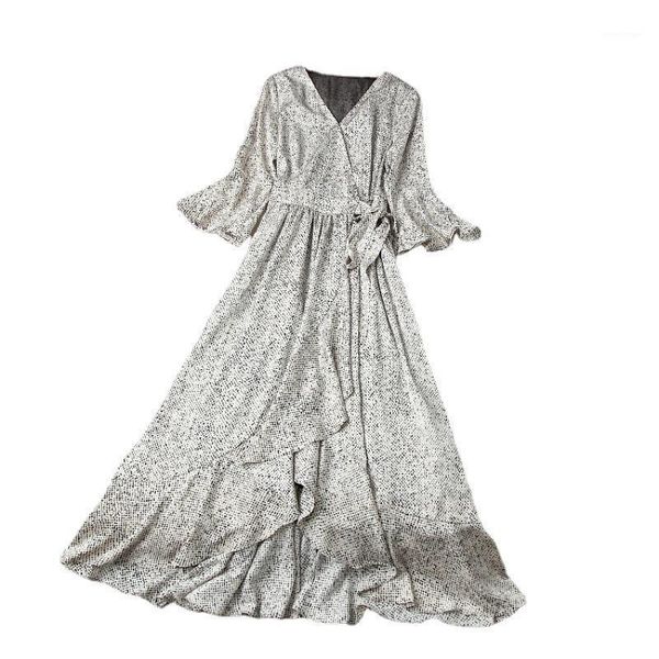 casual dresses 2021 v-neck polka-dot print with cropped sleeves fashionable flounces dress european and american women's wear for sprin, Black;gray
casual dresses 2021 v-neck polka-dot print with cropped sleeves fashionable flounces dress european and american women's wear for sprin, Black;gray