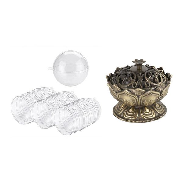 pcs buddha incense burner lotus flower holder handmade censer & 24 diy 80mm christmas tree hanging ball fragrance lamps
pcs buddha incense burner lotus flower holder handmade censer & 24 diy 80mm christmas tree hanging ball fragrance lamps