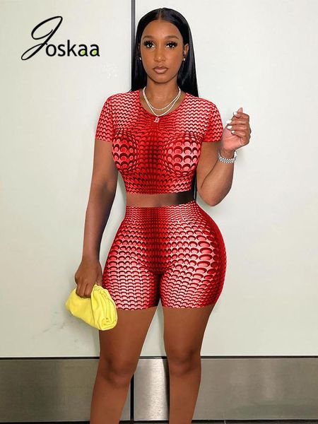 women's tracksuits joskaa 2 piece set women printed short sleeve crop and biker shorts matching sets 2021 summer party clubwear, Gray
women's tracksuits joskaa 2 piece set women printed short sleeve crop and biker shorts matching sets 2021 summer party clubwear, Gray