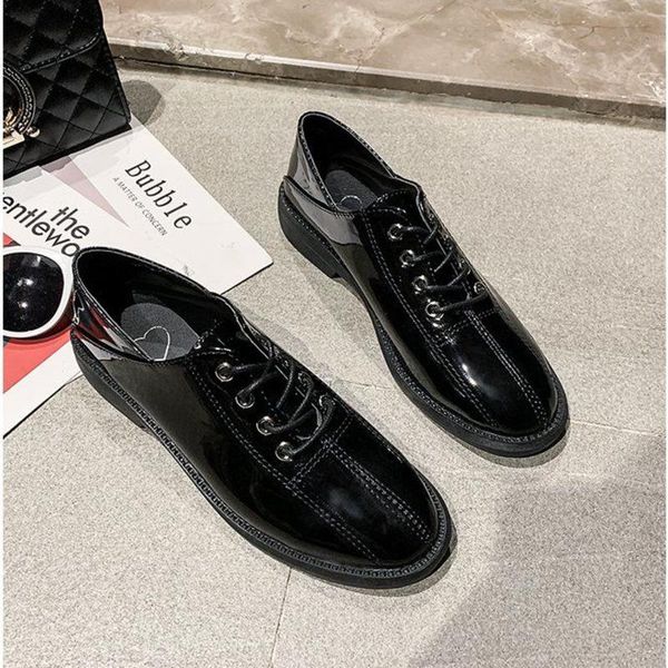 dress shoes all match british style casual and comfortable women's round head lace up women oxford, Black
dress shoes all match british style casual and comfortable women's round head lace up women oxford, Black