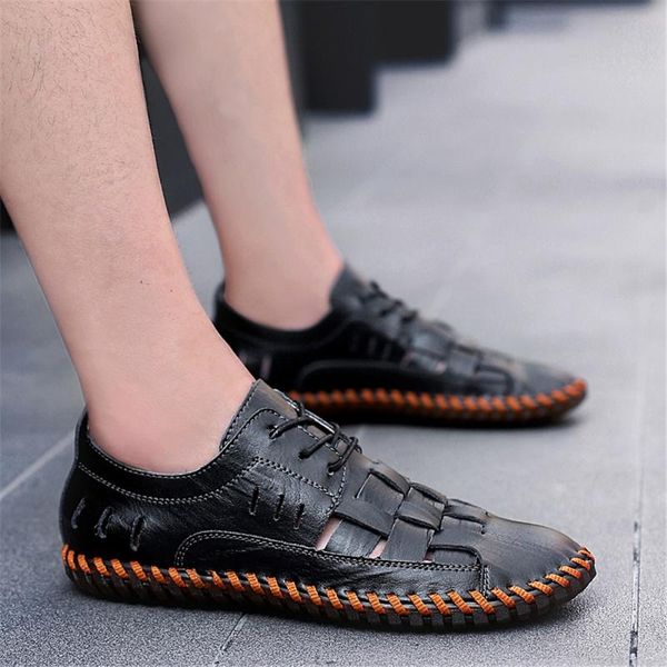 sandals men genuine cow leather outdoor summer handmade shoes beach breathable casual footwear walking, Black
sandals men genuine cow leather outdoor summer handmade shoes beach breathable casual footwear walking, Black