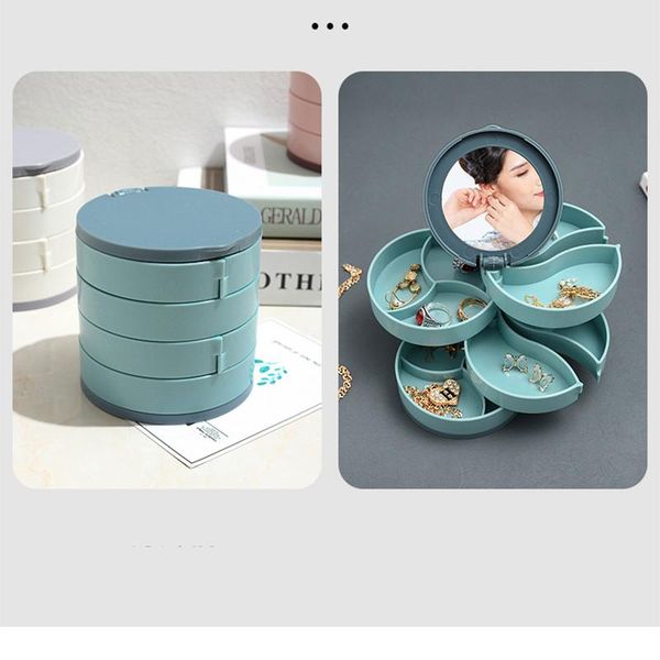 rotating multilayer jewelry box earring storage handmade earrings necklace stand dustproof exquisite bags
rotating multilayer jewelry box earring storage handmade earrings necklace stand dustproof exquisite bags