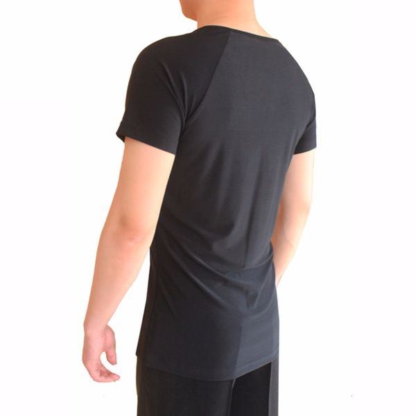 men costume black short sleeve v-collar rumba tango ballroom practice red latin dance wear vdb645, Black;red
men costume black short sleeve v-collar rumba tango ballroom practice red latin dance wear vdb645, Black;red