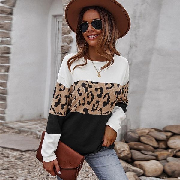 women's sweaters patchwork sweater women spring autumn long sleeve ladies casual pullovers round neck fashion knitted for female 2021, White;black
women's sweaters patchwork sweater women spring autumn long sleeve ladies casual pullovers round neck fashion knitted for female 2021, White;black