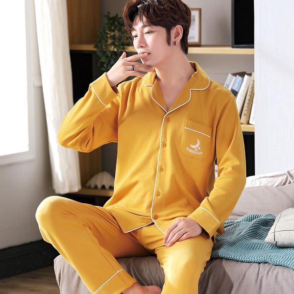 men's sleepwear 100% cotton pajamas, soft long sleeve comfortable family, autumn and winter, 51hh, Black;brown
men's sleepwear 100% cotton pajamas, soft long sleeve comfortable family, autumn and winter, 51hh, Black;brown
