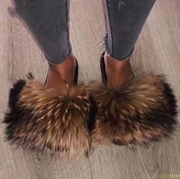 slippers test real fur slides summer beach fluffy 100% raccoon flip flops sandals shoes wholesale, Black
slippers test real fur slides summer beach fluffy 100% raccoon flip flops sandals shoes wholesale, Black