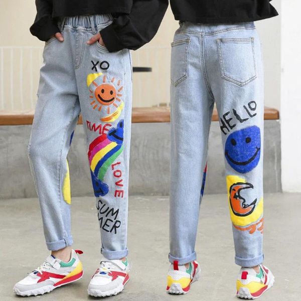 jeans boy teen fashion denim pants kids cartoon printed pant children's loose casual clothes 2021 spring autumn, Blue
jeans boy teen fashion denim pants kids cartoon printed pant children's loose casual clothes 2021 spring autumn, Blue
