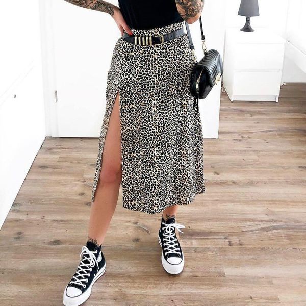 summer women high waist skirt split skirts casual holiday party midi ladies costume, Black
summer women high waist skirt split skirts casual holiday party midi ladies costume, Black
