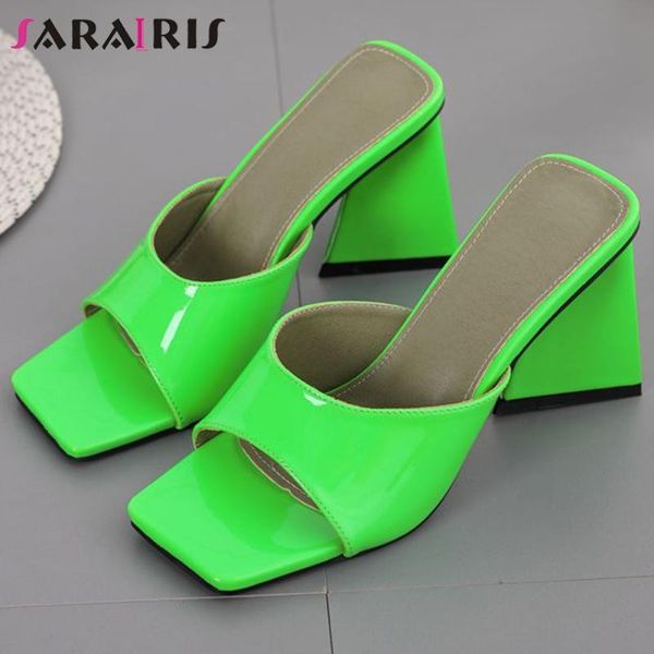 dress shoes sarairis size 42 women's pumps brand colorful slip on med heel trendy sandals stylish deaign concise green summer women, Black
dress shoes sarairis size 42 women's pumps brand colorful slip on med heel trendy sandals stylish deaign concise green summer women, Black