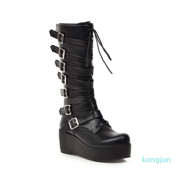 designer- boots for women dress shoe winter indoor vintage cartoon leather platform youth 3inch heel slippers, Black
designer- boots for women dress shoe winter indoor vintage cartoon leather platform youth 3inch heel slippers, Black