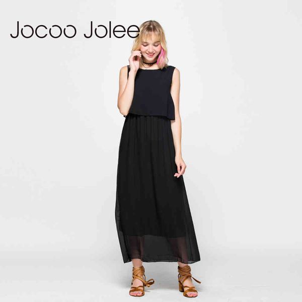 women elegant chiffon long dress floor-length empire ladies bohemian style sleeveless 210428, Black;gray
women elegant chiffon long dress floor-length empire ladies bohemian style sleeveless 210428, Black;gray